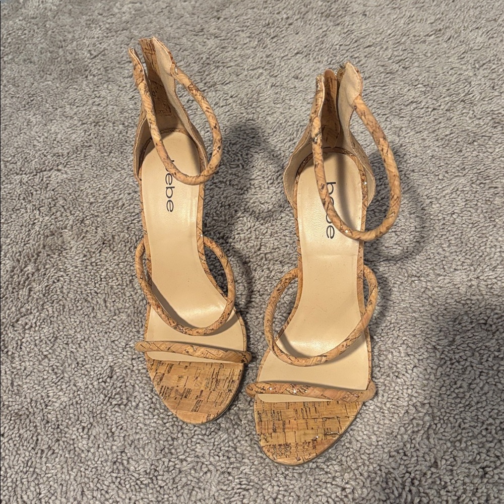 BEBE Berdine Strappy Stiletto Sandals